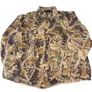 Master Sportsman | Camouflage‎ | Long Sleeve Button Down Shirt | Men XXL